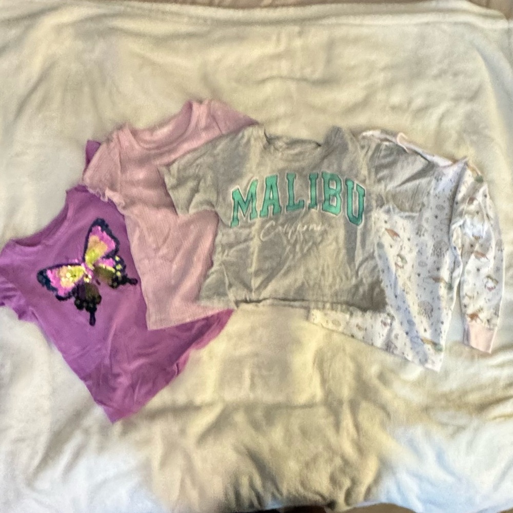 Cat & Jack Kids Tees - Purple, Pink, Gray